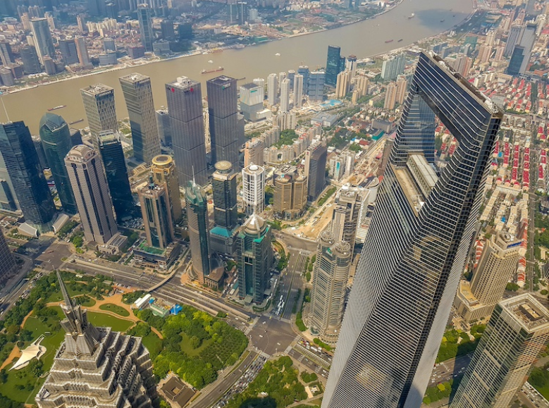 Imagen de la torre Shanghai, el rascacielos más alto de China