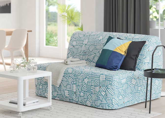 sofa cama solucion ikea para estudios pequenos