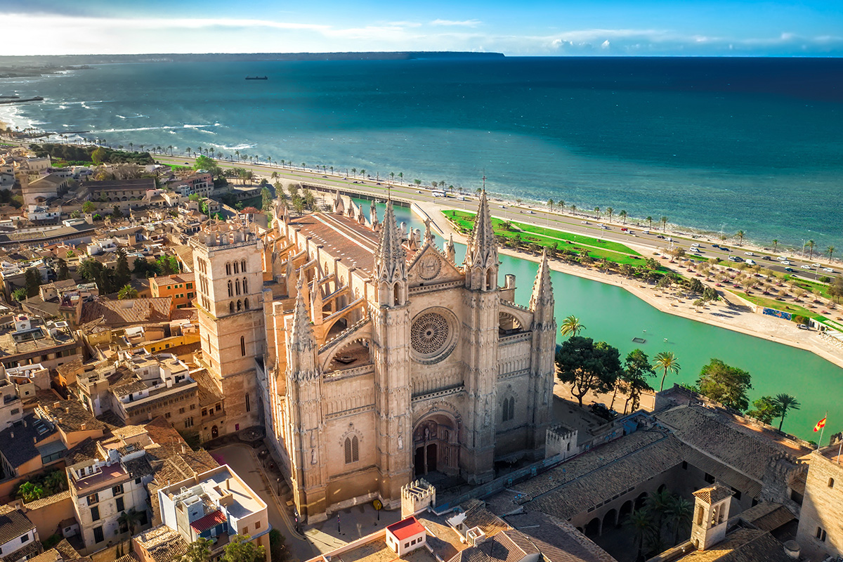 Palma de Mallorca, una de las ciudades más grandes de España