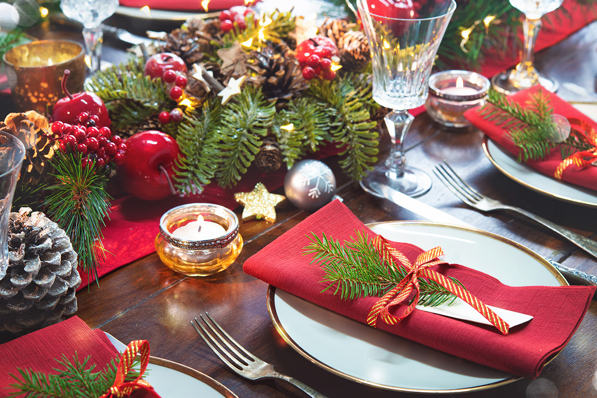 Cómo poner la mesa para la cena de Nochevieja