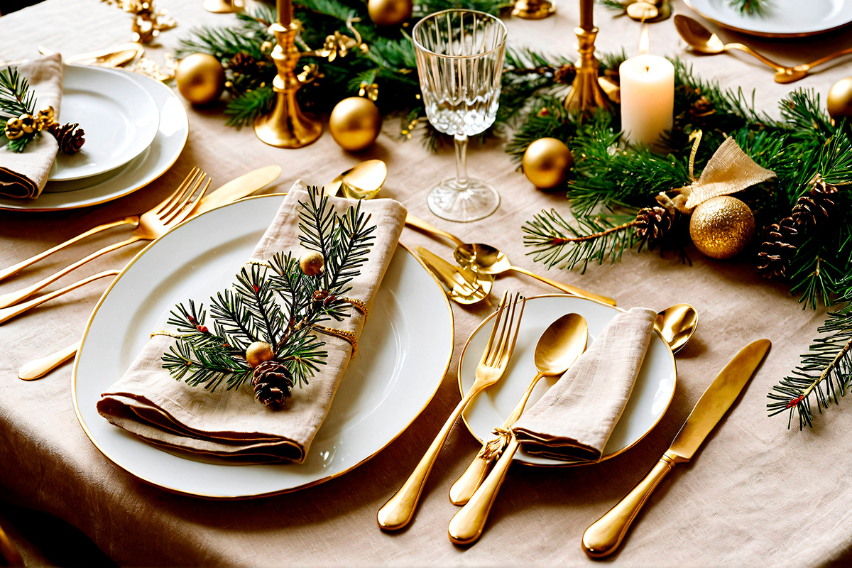 Cómo poner la mesa para la cena de Nochevieja