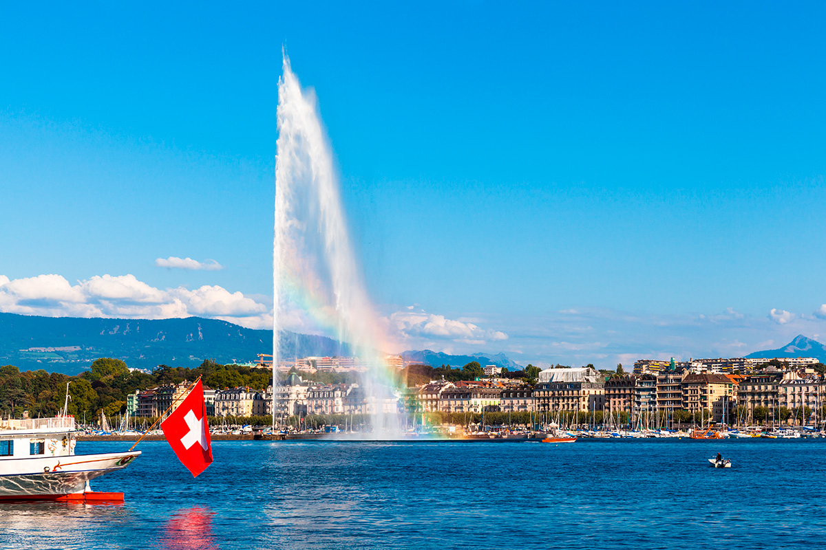 Lagos de Suiza, Ginebra