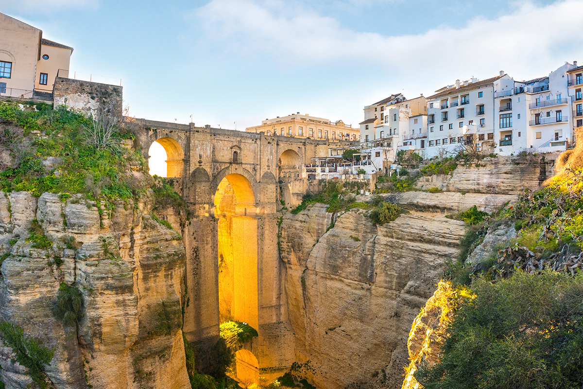 Pueblo de Ronda, uno de los pueblos blancos de Andalucía