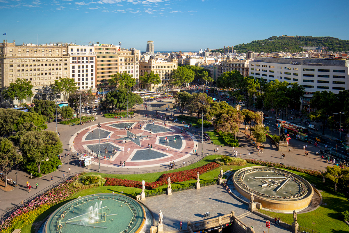 11 plazas de Barcelona que no puedes perderte: Plaza de Cataluña