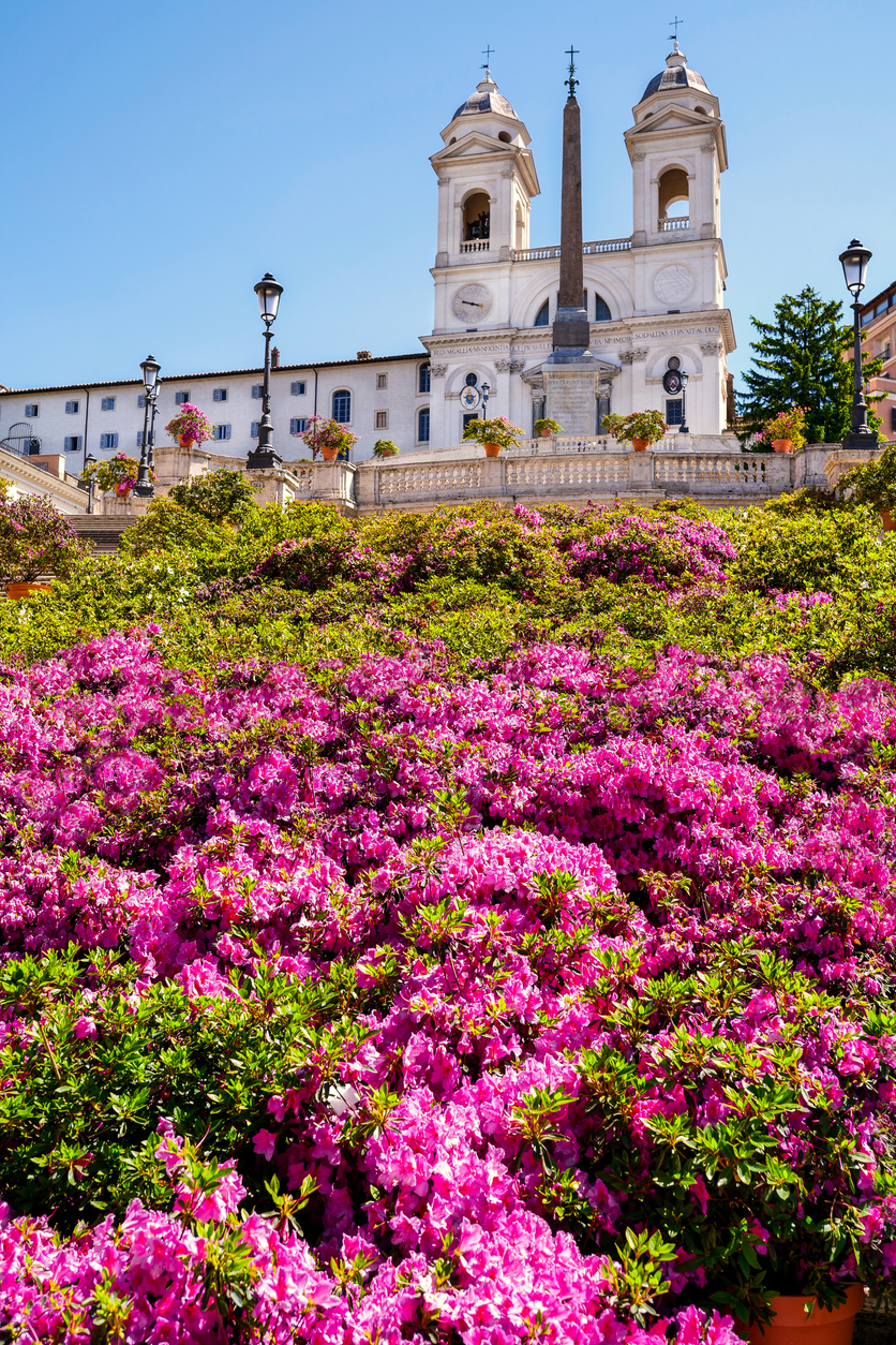Dónde se encuentra la Plaza de España de Roma
